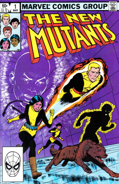 The New Mutants 1983 #1 Direct ed. - 3.5 - $6.00