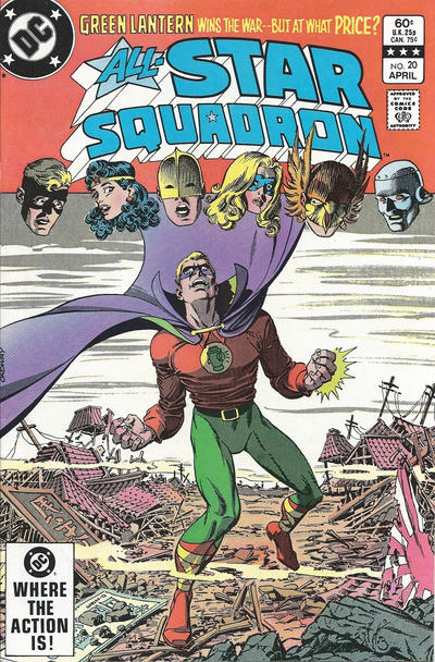 All-Star Squadron 1981 #20 Direct ed. - back issue - $2.25