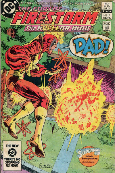 The Fury of Firestorm 1982 #16 Direct ed. - back issue - $3.00