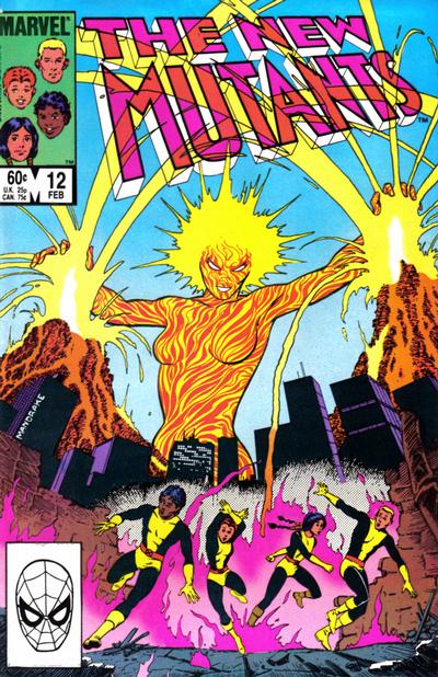 The New Mutants 1983 #12 Direct ed. - 7.5 - $3.25