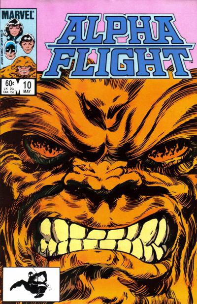 Alpha Flight 1983 #10 Direct ed. - back issue - $3.00