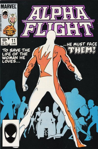 Alpha Flight 1983 #11 Direct ed. - back issue - $3.25