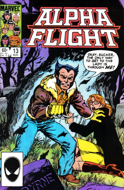Alpha Flight 1983 #13 Direct ed. - back issue - $2.75