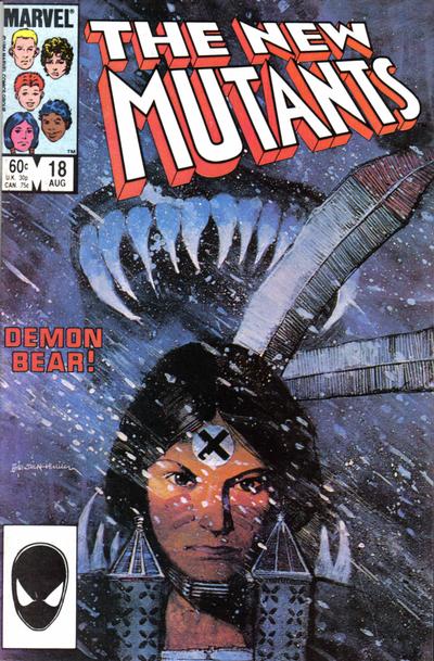 The New Mutants 1983 #18 Direct ed. - 5.0 - $7.50
