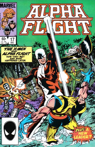 Alpha Flight 1983 #17 Direct ed. - back issue - $2.50