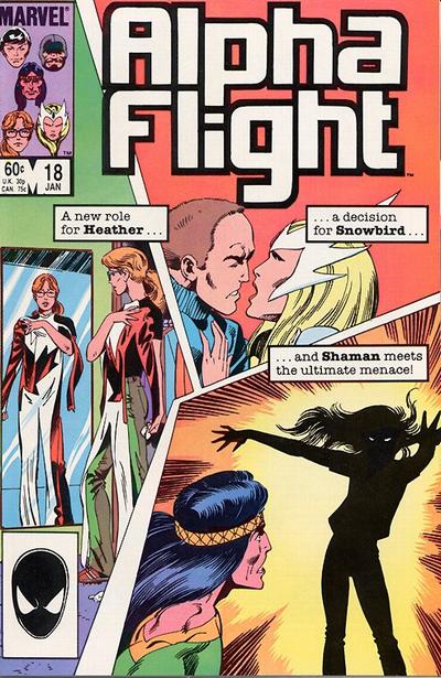 Alpha Flight 1983 #18 Direct ed. - back issue - $1.25