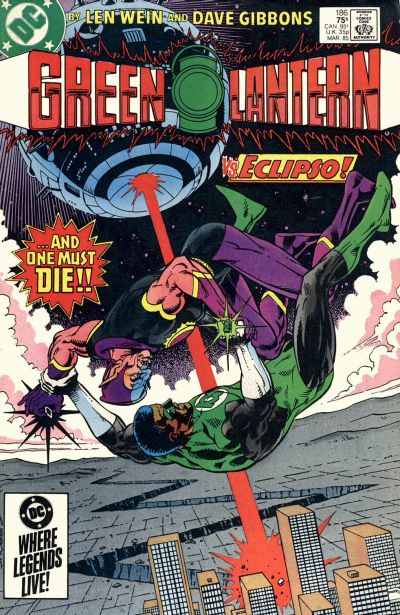 Green Lantern 1960 #186 Direct ed. - back issue - $2.50