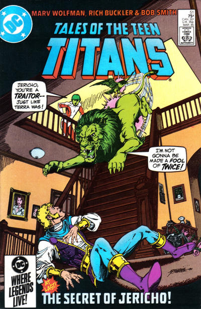 Tales of the Teen Titans 1984 #51 Direct ed. - back issue - $2.25
