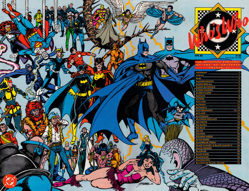 Who's Who: The Definitive Directory of the DC Universe 1985 #2 Direct ed. - back issue - $2.75