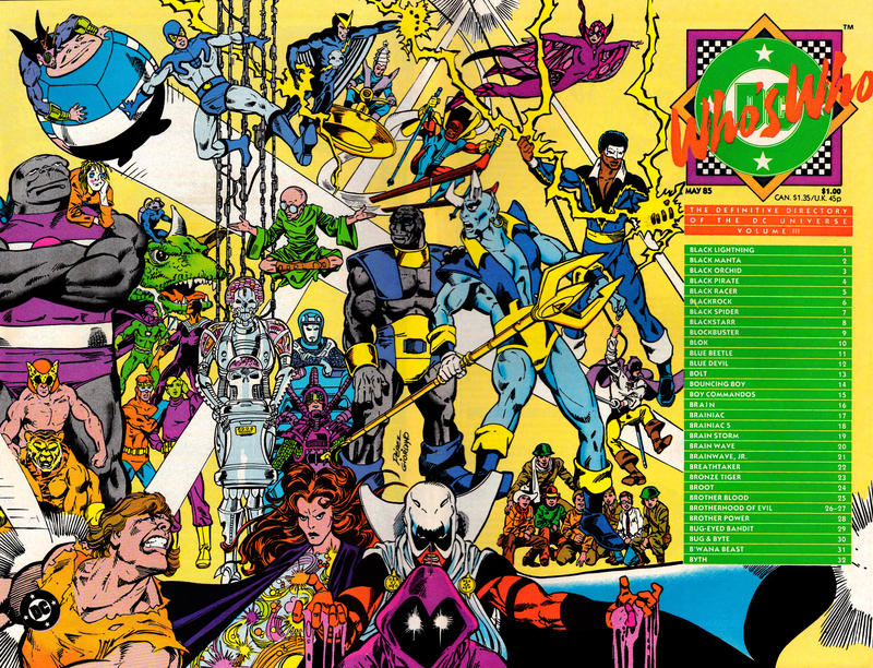 Who's Who: The Definitive Directory of the DC Universe 1985 #3 Direct ed. - back issue - $3.25