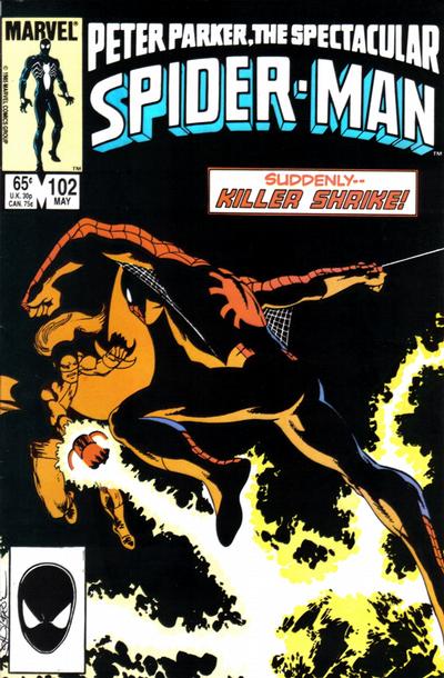 The Spectacular Spider-Man 1976 #102 Direct ed. - 7.5 - $2.75