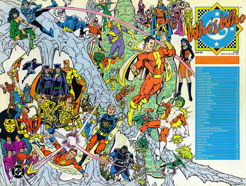 Who's Who: The Definitive Directory of the DC Universe 1985 #4 Direct ed. - back issue - $3.25