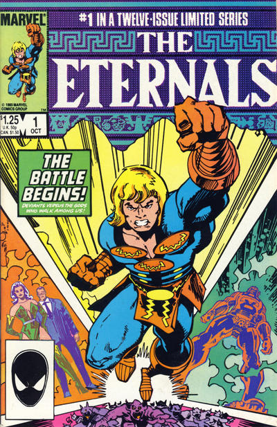 Eternals 1985 #1 Direct ed. - back issue - $2.25