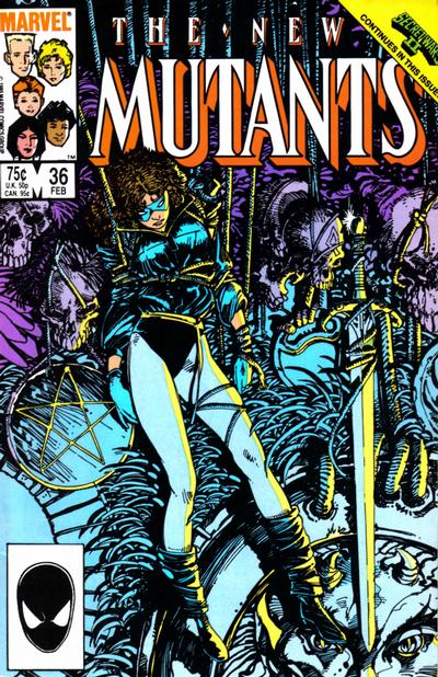 The New Mutants 1983 #36 Direct ed. - back issue - $3.75