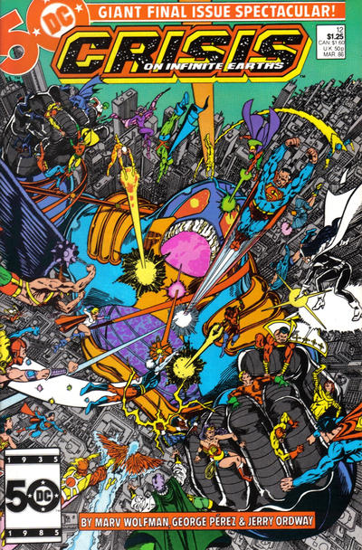 Crisis on Infinite Earths 1985 #12 Direct ed. - 8.5 - $11.00
