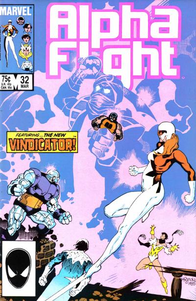 Alpha Flight 1983 #32 Direct ed. - back issue - $3.50