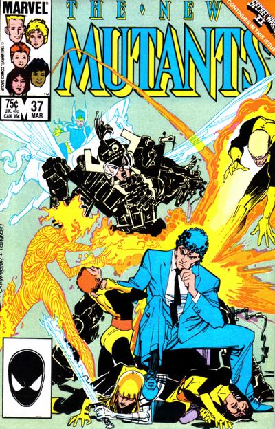 The New Mutants 1983 #37 Direct ed. - back issue - $2.00