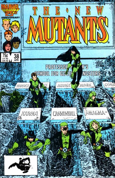 The New Mutants 1983 #38 Direct ed. - back issue - $2.75