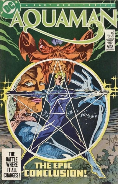 Aquaman 1986 #4 Direct ed. - back issue - $4.00