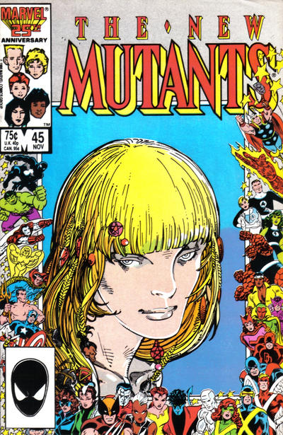 The New Mutants 1983 #45 Direct ed. - back issue - $3.75