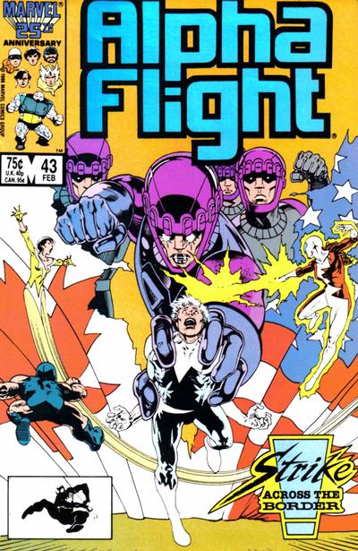 Alpha Flight 1983 #43 Direct ed. - back issue - $3.75