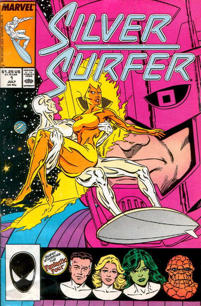 Silver Surfer 1987 #1 Direct ed. - 6.5 - $11.00