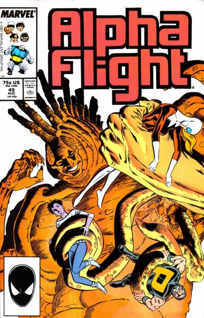 Alpha Flight 1983 #49 Direct ed. - back issue - $3.50
