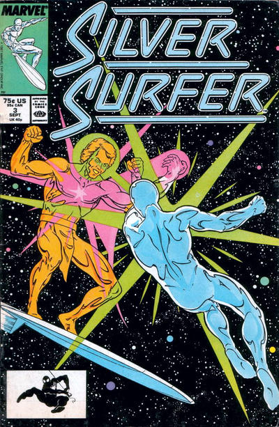 Silver Surfer 1987 #3 Direct ed. - back issue - $5.00