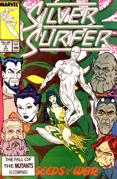 Silver Surfer 1987 #6 Direct ed. - back issue - $6.00