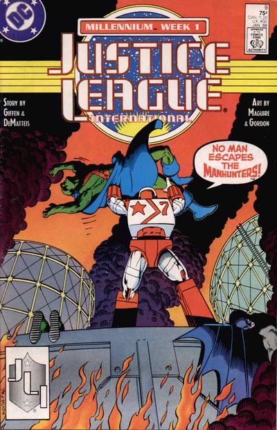 Justice League International 1987 #9 Direct ed. - back issue - $2.75