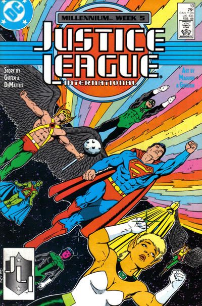 Justice League International 1987 #10 Direct ed. - back issue - $4.00