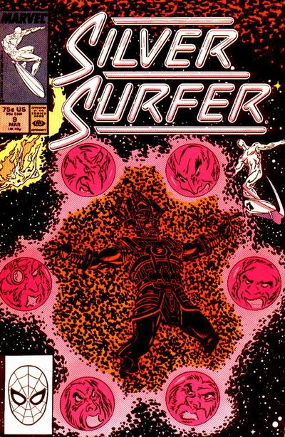 Silver Surfer 1987 #9 Direct ed. - back issue - $5.00