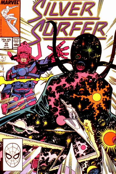Silver Surfer 1987 #10 Direct ed. - 8.0 - $10.00