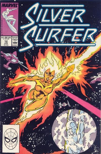 Silver Surfer 1987 #12 Direct ed. - back issue - $5.00