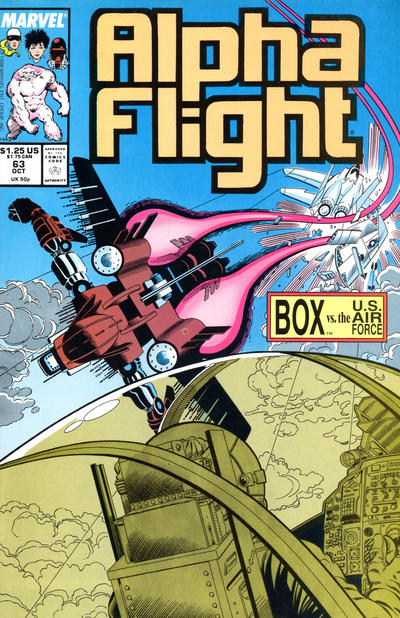 Alpha Flight 1983 #63 Direct ed. - back issue - $3.50