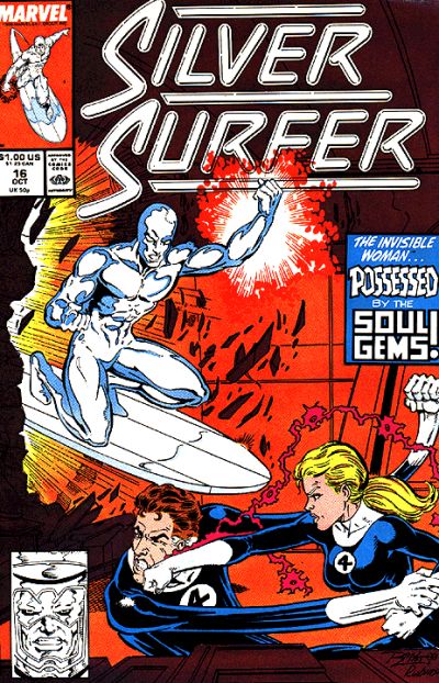 Silver Surfer 1987 #16 Direct ed. - back issue - $5.50