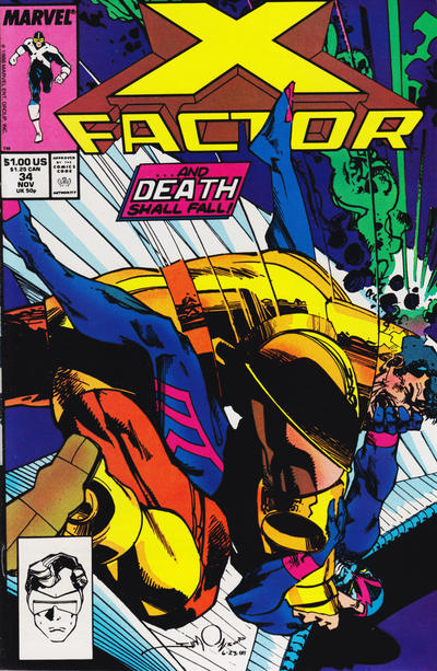 X-Factor 1986 #34 Direct ed. - 8.0 - $3.50