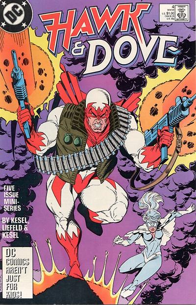 Hawk and Dove 1988 #4 Direct ed. - back issue - $3.75