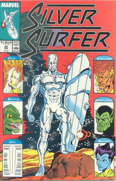 Silver Surfer 1987 #20 Direct ed. - back issue - $5.00