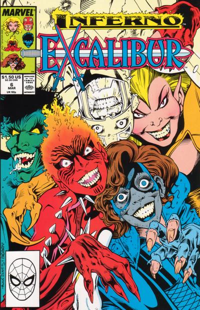 Excalibur 1988 #6 Direct ed. - back issue - $4.25