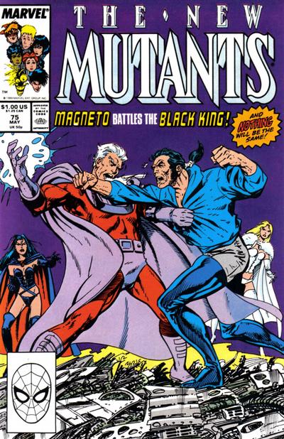 The New Mutants 1983 #75 Direct ed. - back issue - $2.75