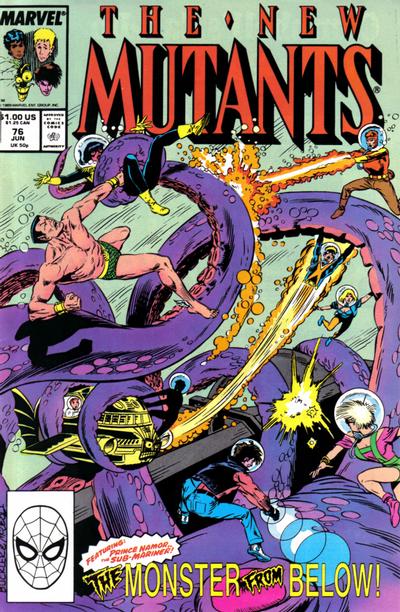 The New Mutants 1983 #76 Direct ed. - back issue - $5.00