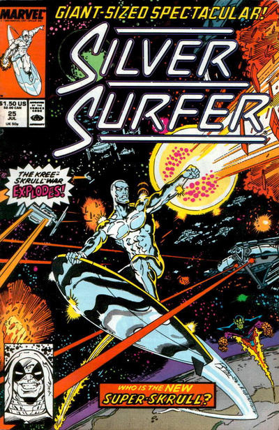 Silver Surfer 1987 #25 Direct ed. - back issue - $5.50