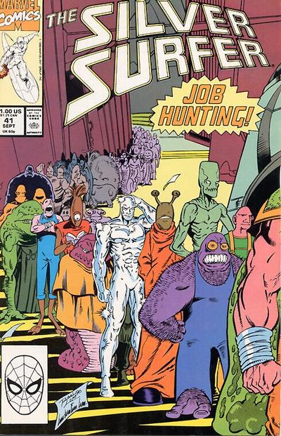 Silver Surfer 1987 #41 Direct ed. - back issue - $4.25