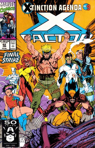 X-Factor 1986 #62 Direct ed. - back issue - $3.50