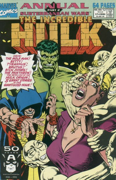 The Incredible Hulk Annual 1976 #17 Direct ed. - back issue - $5.00