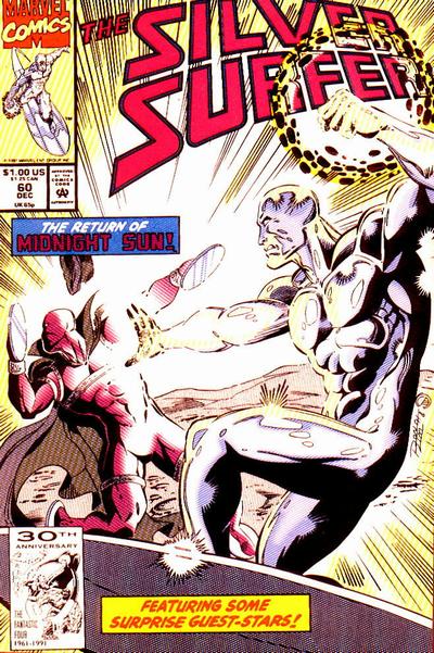 Silver Surfer 1987 #60 Direct ed. - back issue - $4.00