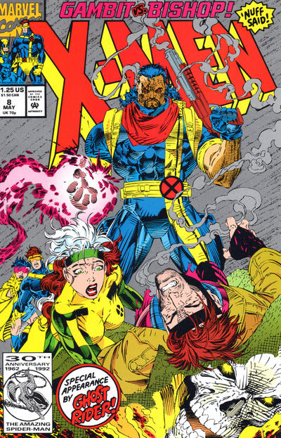 X-Men 1991 #8 Direct ed. - back issue - $5.50