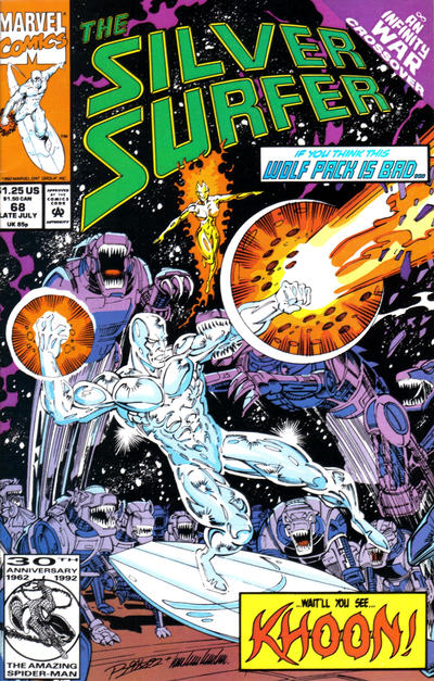 Silver Surfer 1987 #68 Direct ed. - back issue - $4.25