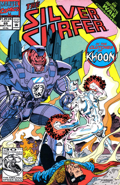 Silver Surfer 1987 #69 Direct ed. - back issue - $3.25